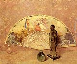 Emil Carlsen The French Fan painting